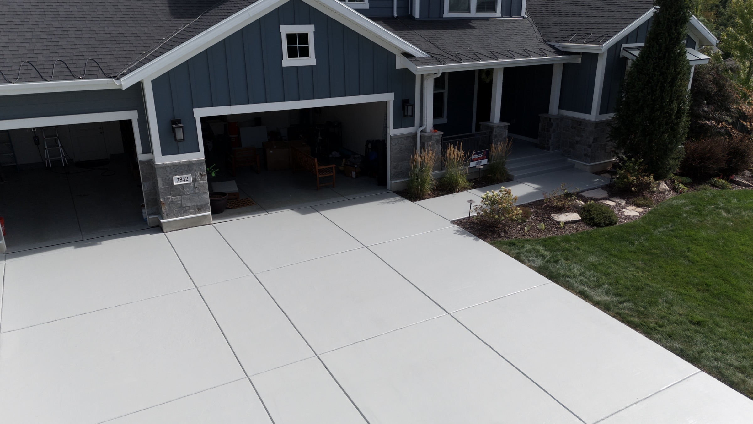 Precision concrete pour